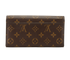 Louis Vuitton Sarah Wallet, &pound;220, Accessories, Brown, Canvas, Back view